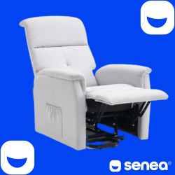 SENEA - Fauteuil releveur Augustin - 2 moteurs - Gamme éco - Gris clair SENEA - 11