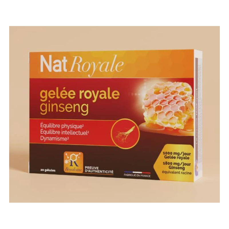 Gelée royale Ginseng - vitalité et immunité NaturAvignon - 1