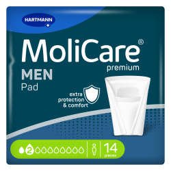 MoliCare Premium Men - Protection urinaire homme - 2 gouttes Hartmann Molicare Premium Men - 1