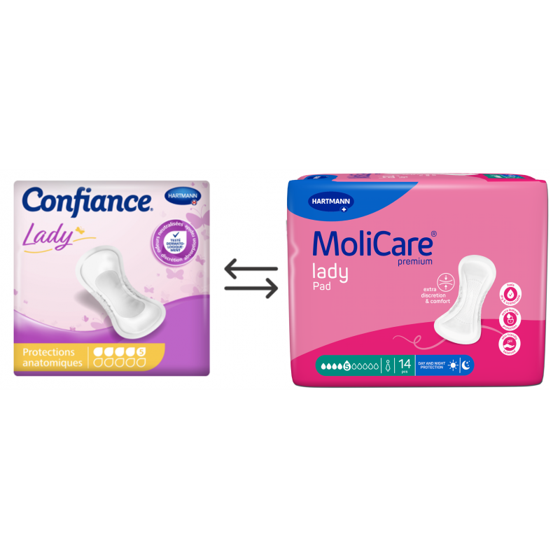 Confiance Lady Pads 5 gouttes Hartmann - Protection urinaire femme Confiance Lady - 2