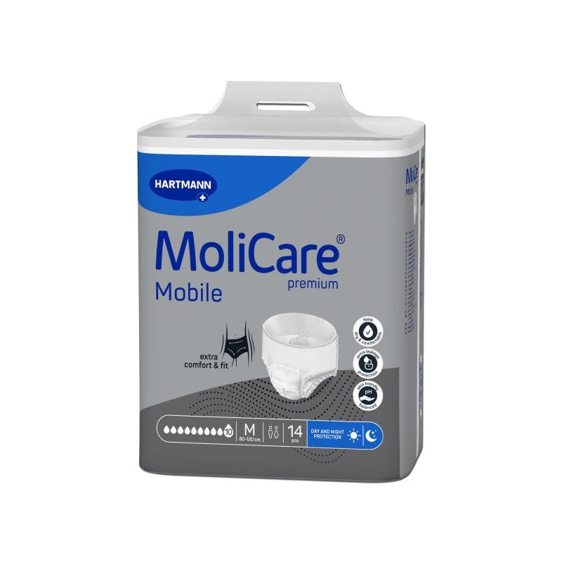 MoliCare Mobile Slip Absorbant / Pants - M - 10 gouttes Hartmann MoliCare Premium Mobile - 1