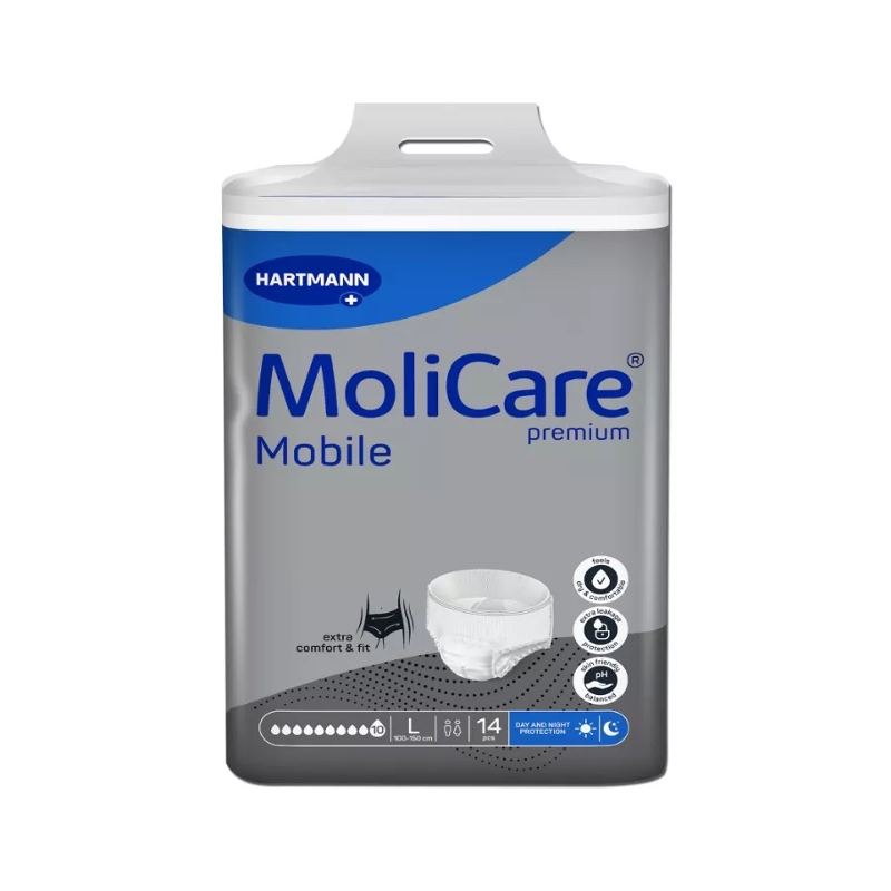 MoliCare Mobile - Slip Absorbant / Pants - L - 10 gouttes Hartmann MoliCare Premium Mobile - 1