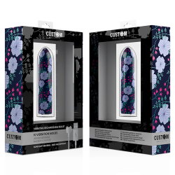 Custom Bullet - Vibromasseur discret et design - Fleurs CUSTOM BULLETS - 5